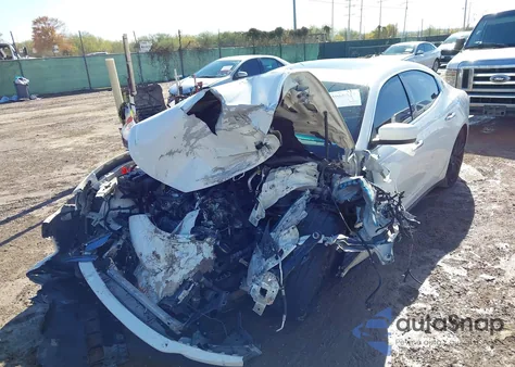 2016 Maserati Ghibli S z USA, uszkodzony, nr VIN ZAM57RSA1G1175627